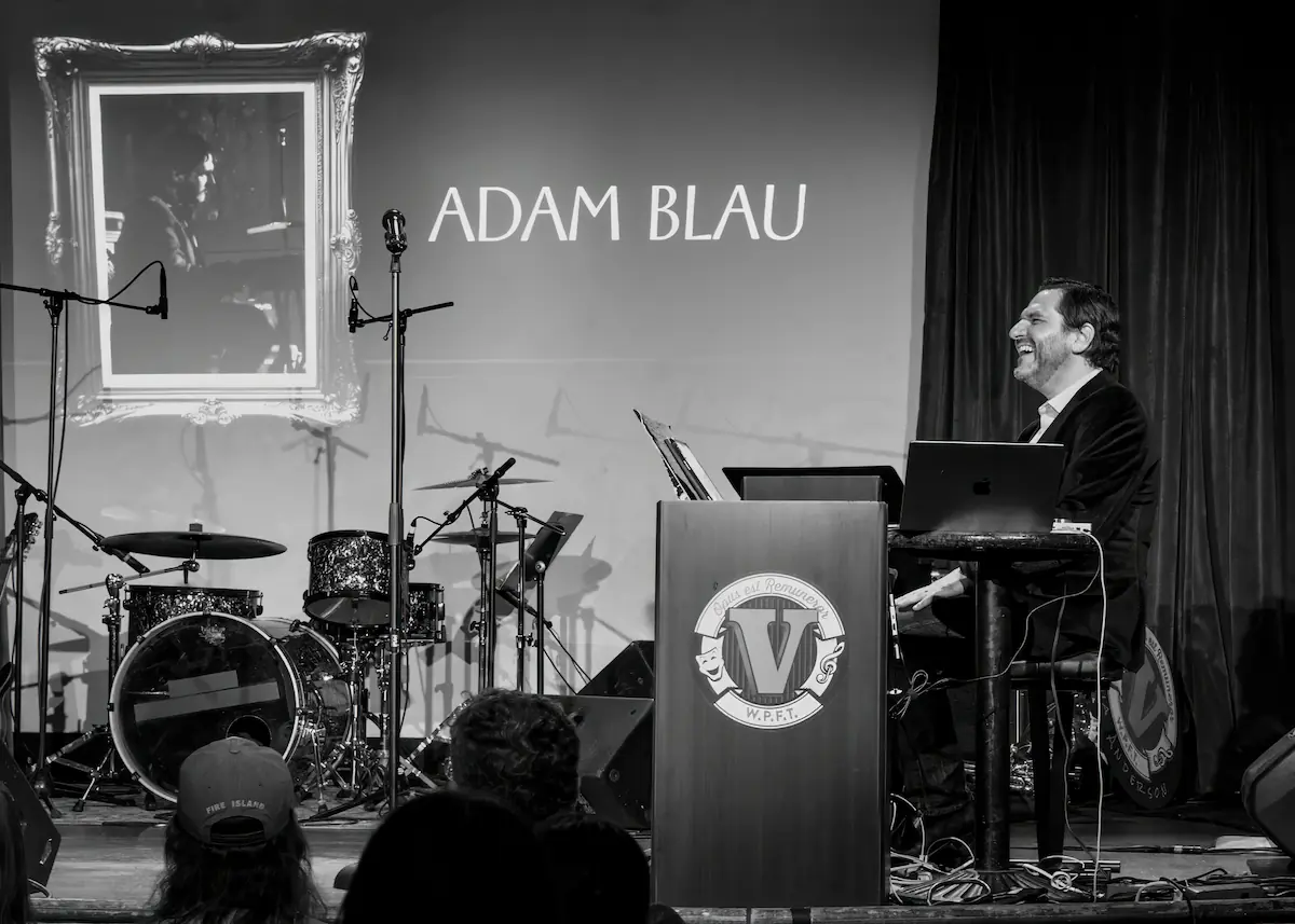 Adam Blau performing at The Bell House